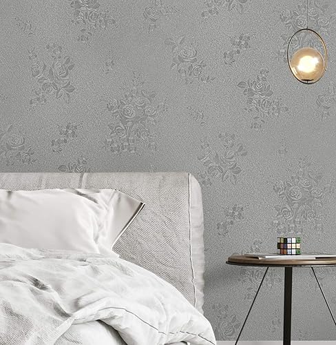 Miniatura 2 de Dimoon Papel tapiz de 118 x 17.7 pulgadas, papel tapiz de imitación de imitación de color blanco sólido para despegar y pegar, papel de contacto,