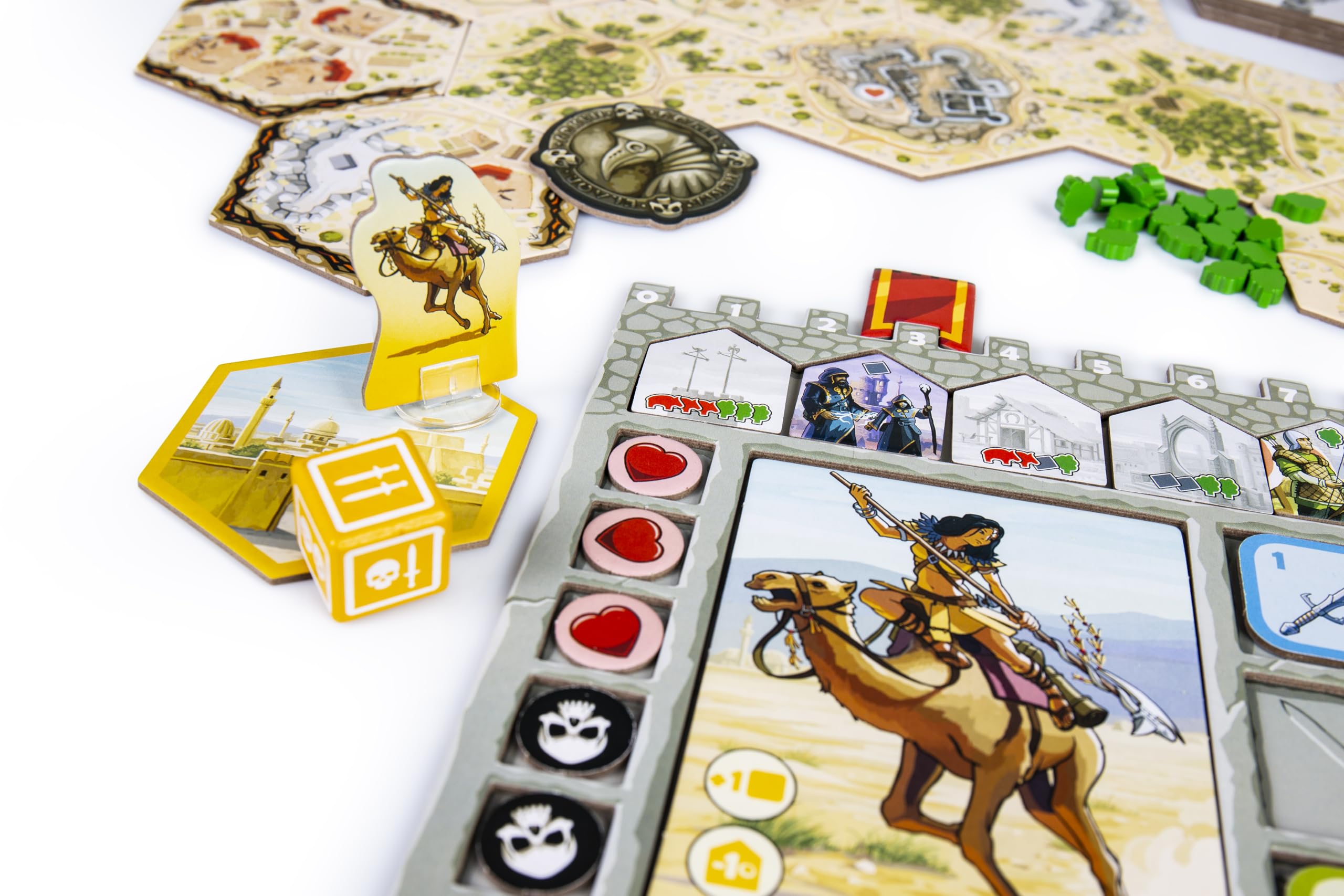 Karak 2 - Board Game - French Version, Brown, Green, Grey, Black, White, 7 cm x 30.6 cm x 0.1 cm - Image 4