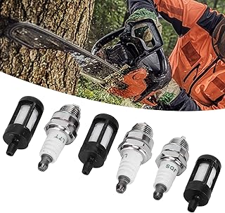Chainsaw Air Filter, Chainsaw Accessory Air Filter Fuel Filter Sparking Plug Set Fit for Stihl MS180 MS170 018 017 MS 180 170