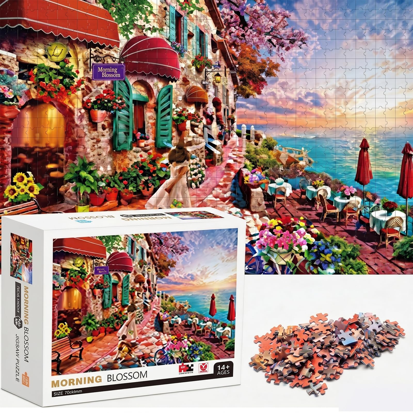 1000-Piece Jigsaw Puzzles for Adults –puzzles for adults Choose Your Favourite Theme | 70x50cm Soy Ink | Eco-Friendly Family Game & Home Decor Gift (girl)