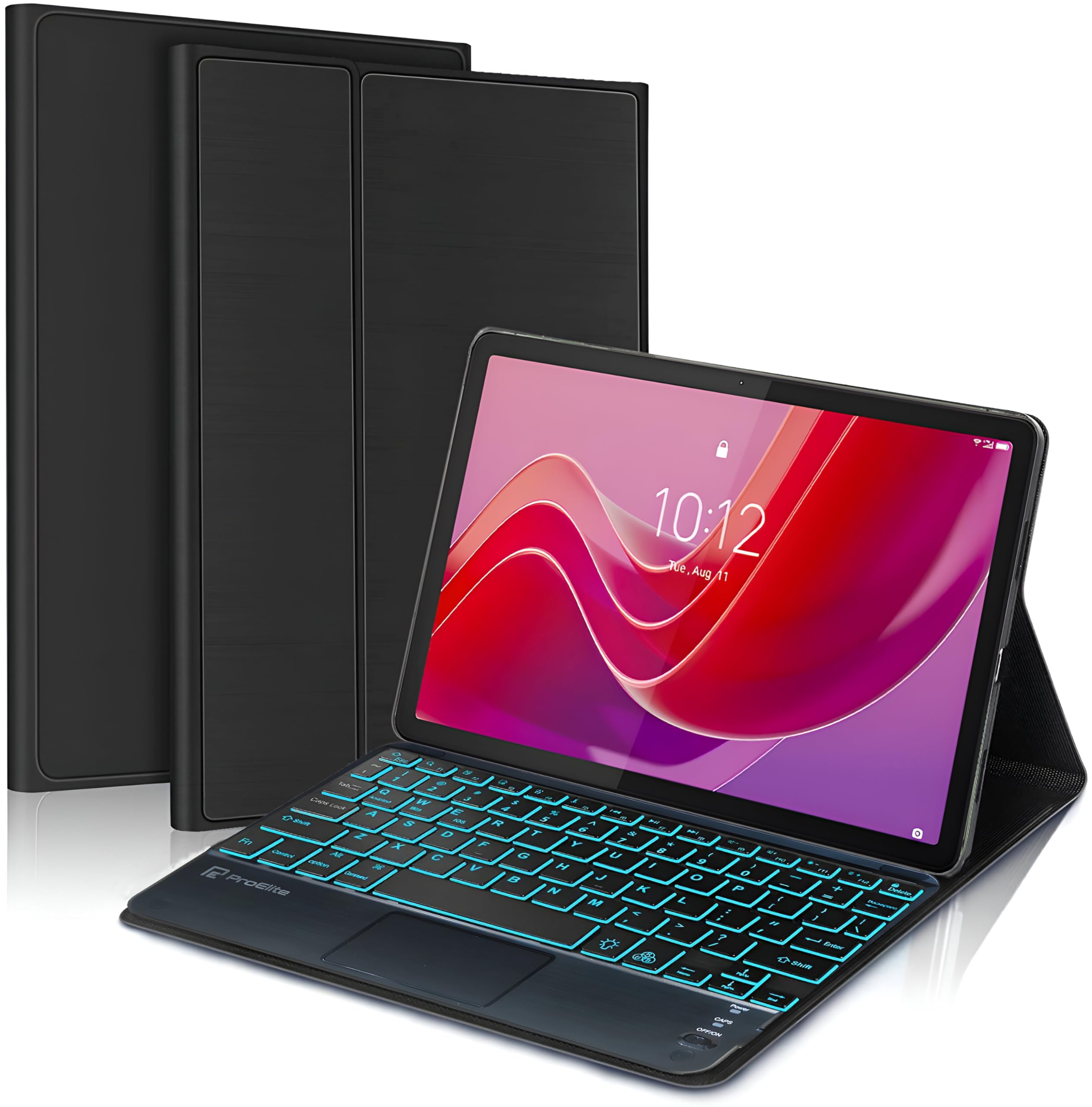 ProElite TouchPad Keyboard case for Lenovo Tab M11 11 inch, Magnetic Detachable Wireless Bluetooth TouchPad Keyboard Built-in 7-Colors Backlit, Black (B0D4Z9T83T) Amazon Price History, Amazon Price Tracker