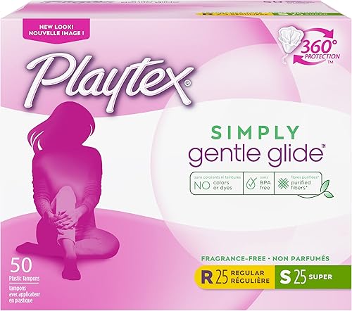 Tampones Gentle Glide paquetes múltiples sin perfume Playtex X08113 1 1