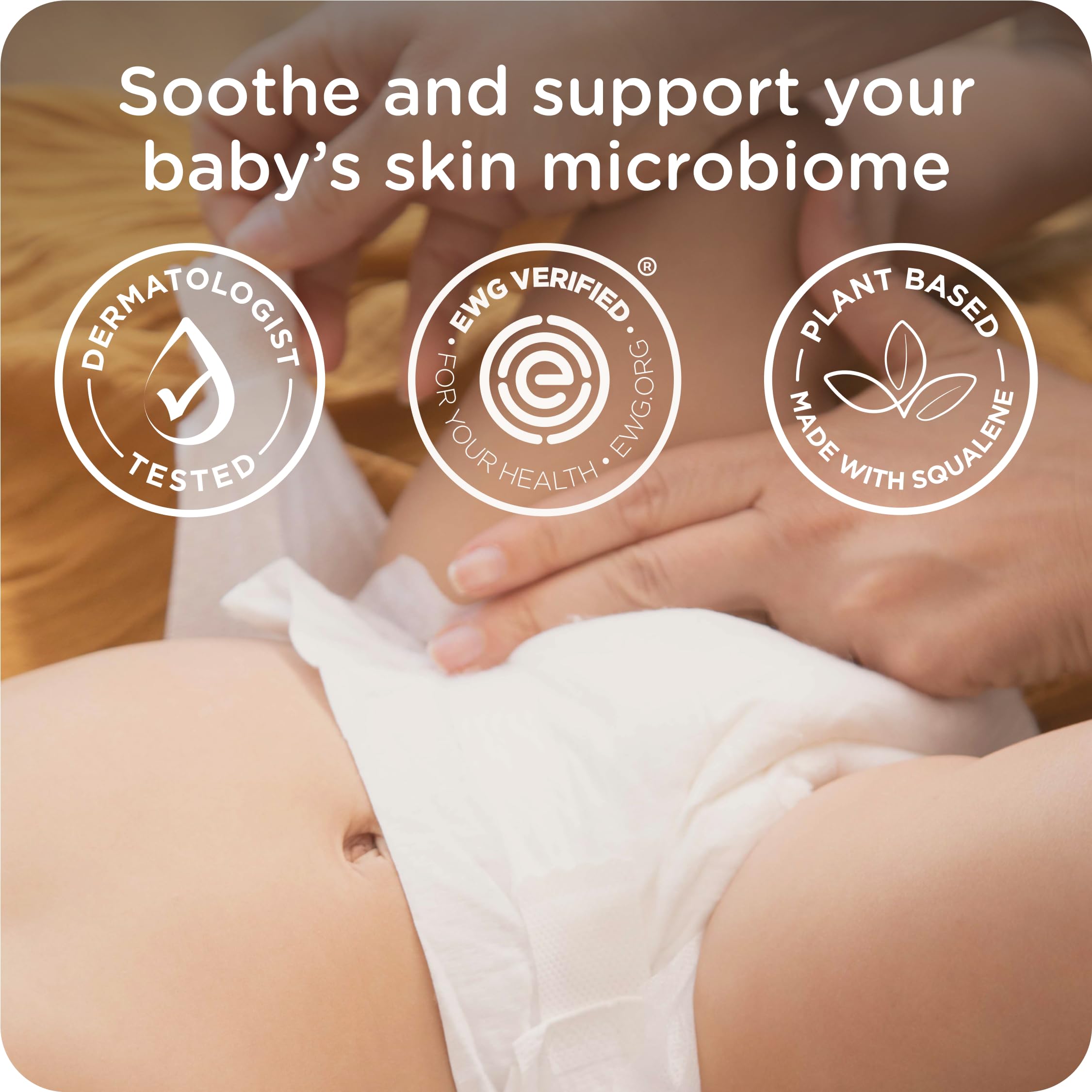 HealthyBaby Our Diaper Cream | Hypoallergenic Zinc Oxide & Squalane Diaper Cream | Fragrance Free, EWG Verified + Non-GMO, 3 oz