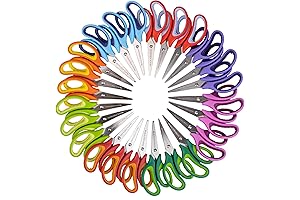 WA Portman Bulk Scissors for Classroom: 5-inch Pointed Tip Scissors for Kids