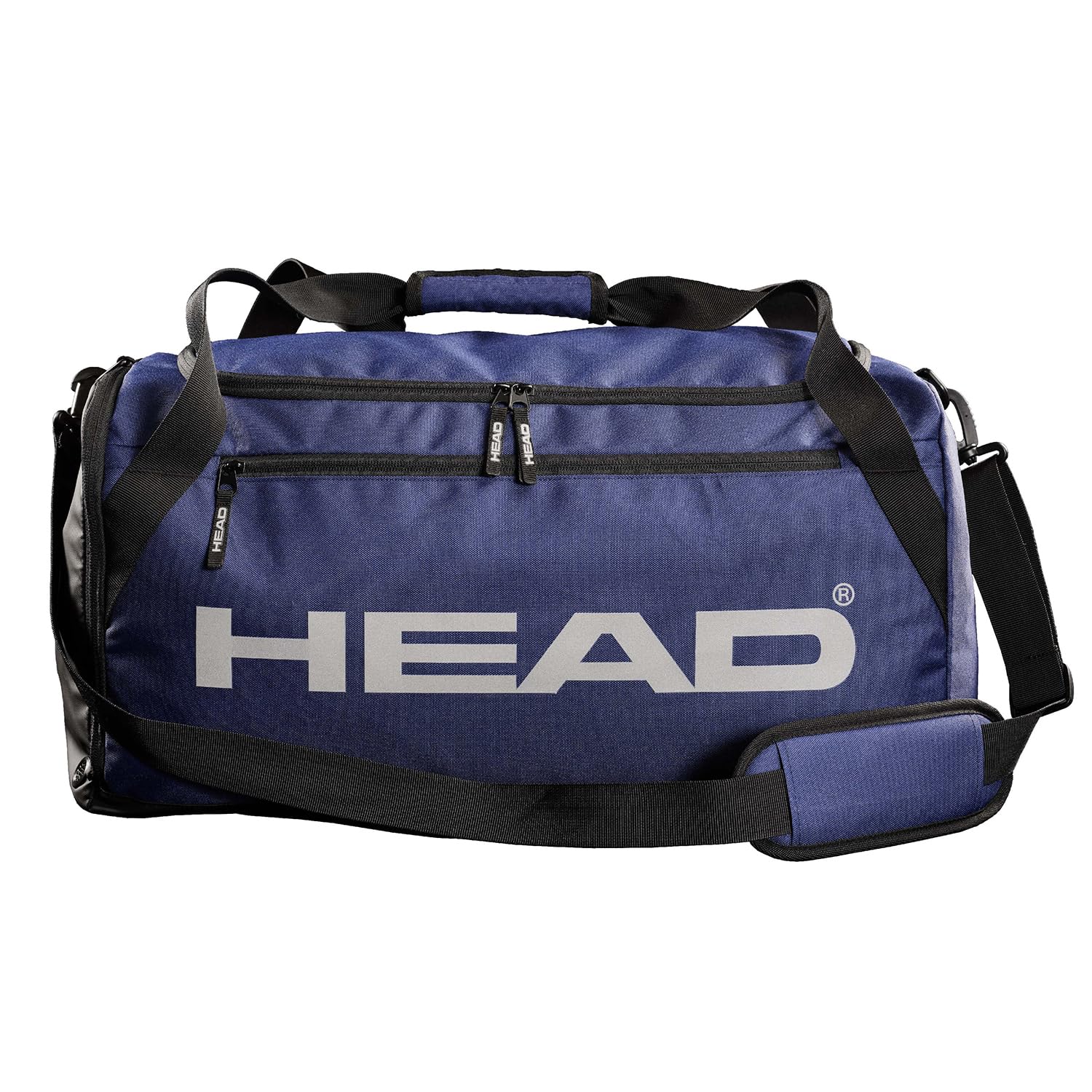 HEAD - Borsone Palestra Uomo Donna 55x30x30 Ampio 50L, Borsone da Viaggio e Sport Impermeabile, Borsa Palestra, Calcio e Piscina con Porta Scarpe Laterale, Tracolla Removibile e Zip Morbido Resistente