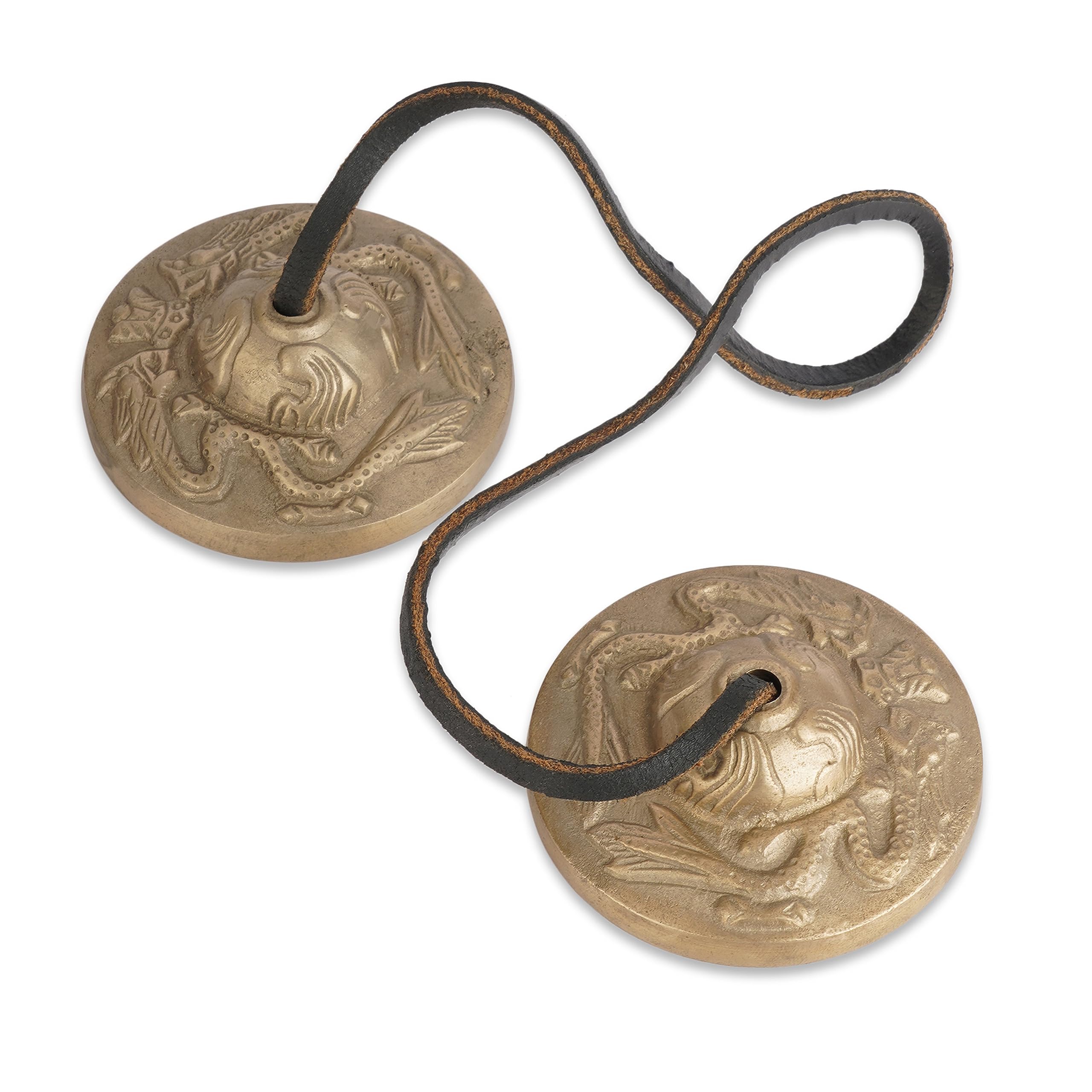 Campane Tibetane Tingsha Ajuny - Per Meditazione E Yoga Con Simbolo OM - Foto 13