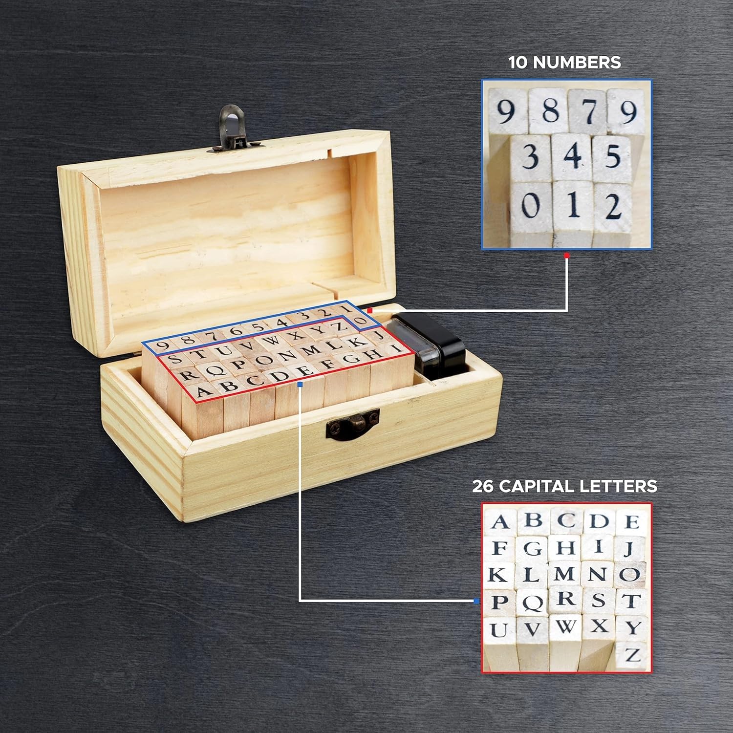 See full amazon price history chart for KRYTONE Rubber Stamp (A-Z & 0-9) with Wooden Box - Multipurpose Stamp Ink kit for Card Making, Scrap Book & Art and Craftwork - Kids Alphabet & Number Learning Kit KRYTONE Rubber Stamp (A-Z & 0-9) with Wooden Box - Multipurpose Stamp Ink kit for Card Making, Scrap Book & Art and Craftwork - Kids Alphabet & Number Learning Kit (B0CX58CDYG) Amazon Price History, Amazon Price Tracker