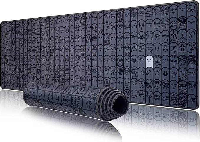 Excovip Large Gaming Mouse Pad with Stitched Edges, Extended Mousepad ...