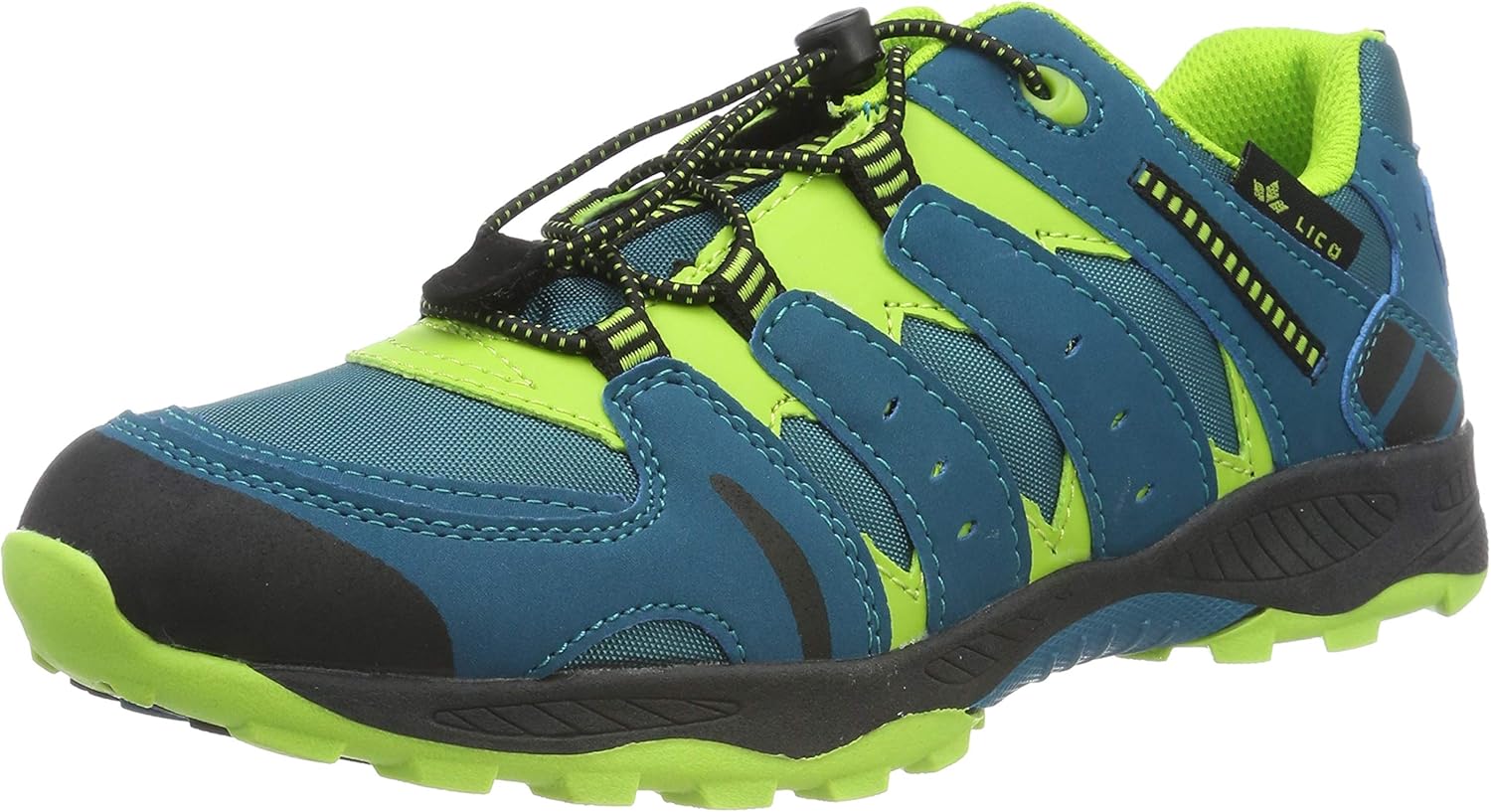 Lico Women's Low Rise Hiking Boots, Blau (Petrol/Schwarz