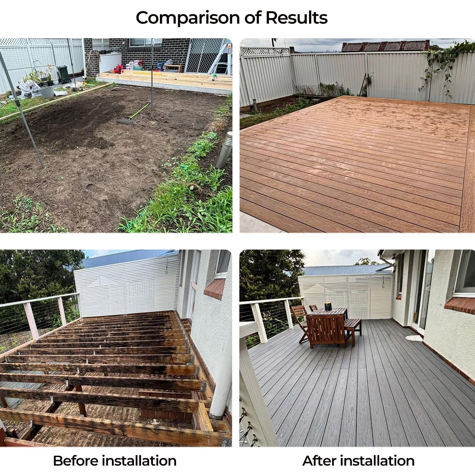 Dalles terrasse composite bois-plastique, dalle sol finition imitation bois