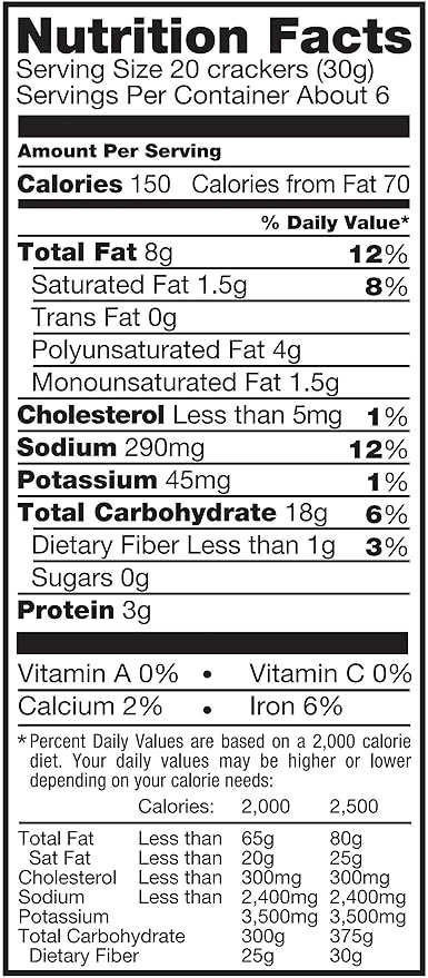 Galletas Snack Better Cheddars Flavor Originals, Pack de 6 miniatura 4