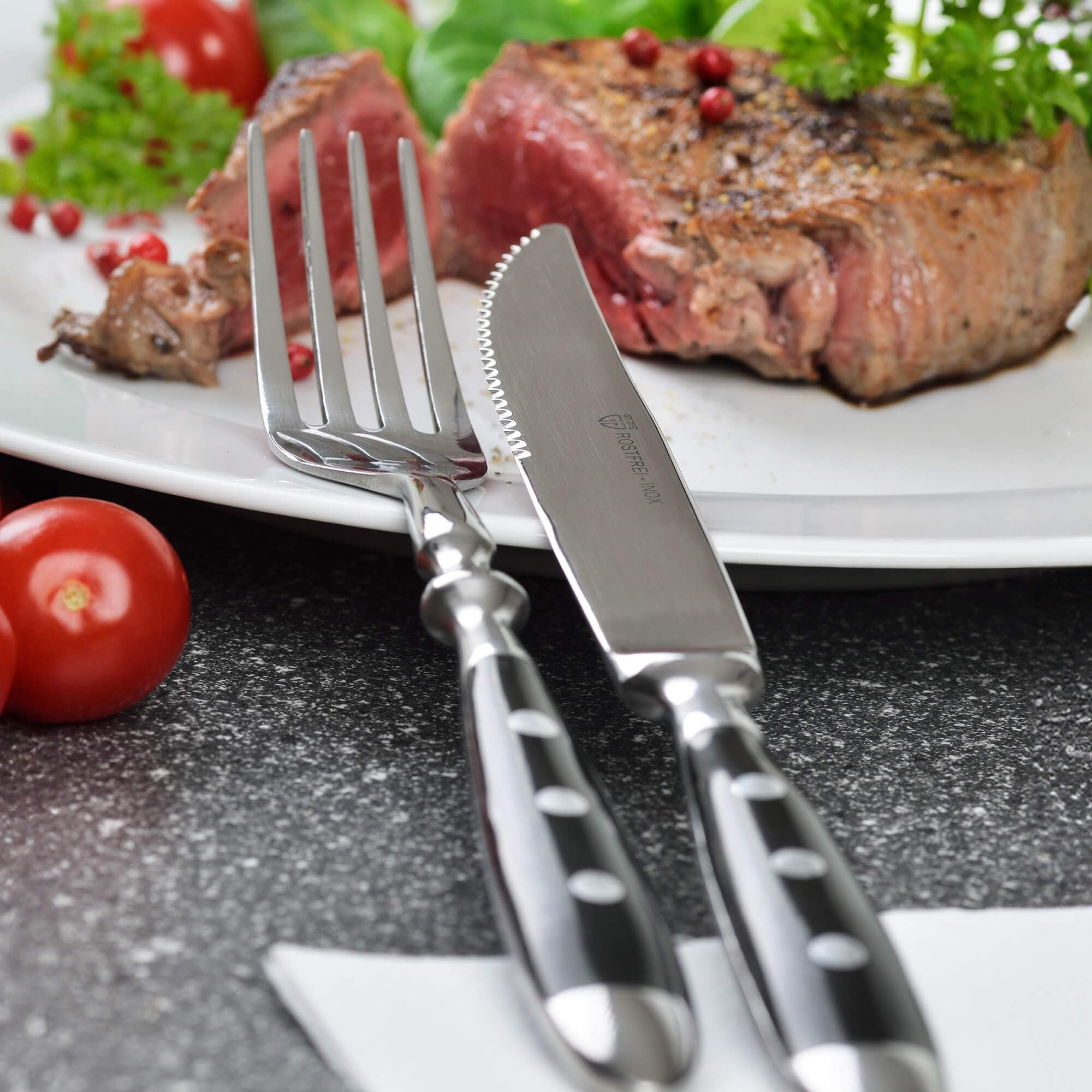 Couverts De Camping Pliants - Lot De 3 En Acier Inoxydable - Fourchette, Couteau, Cuillère Avec étui