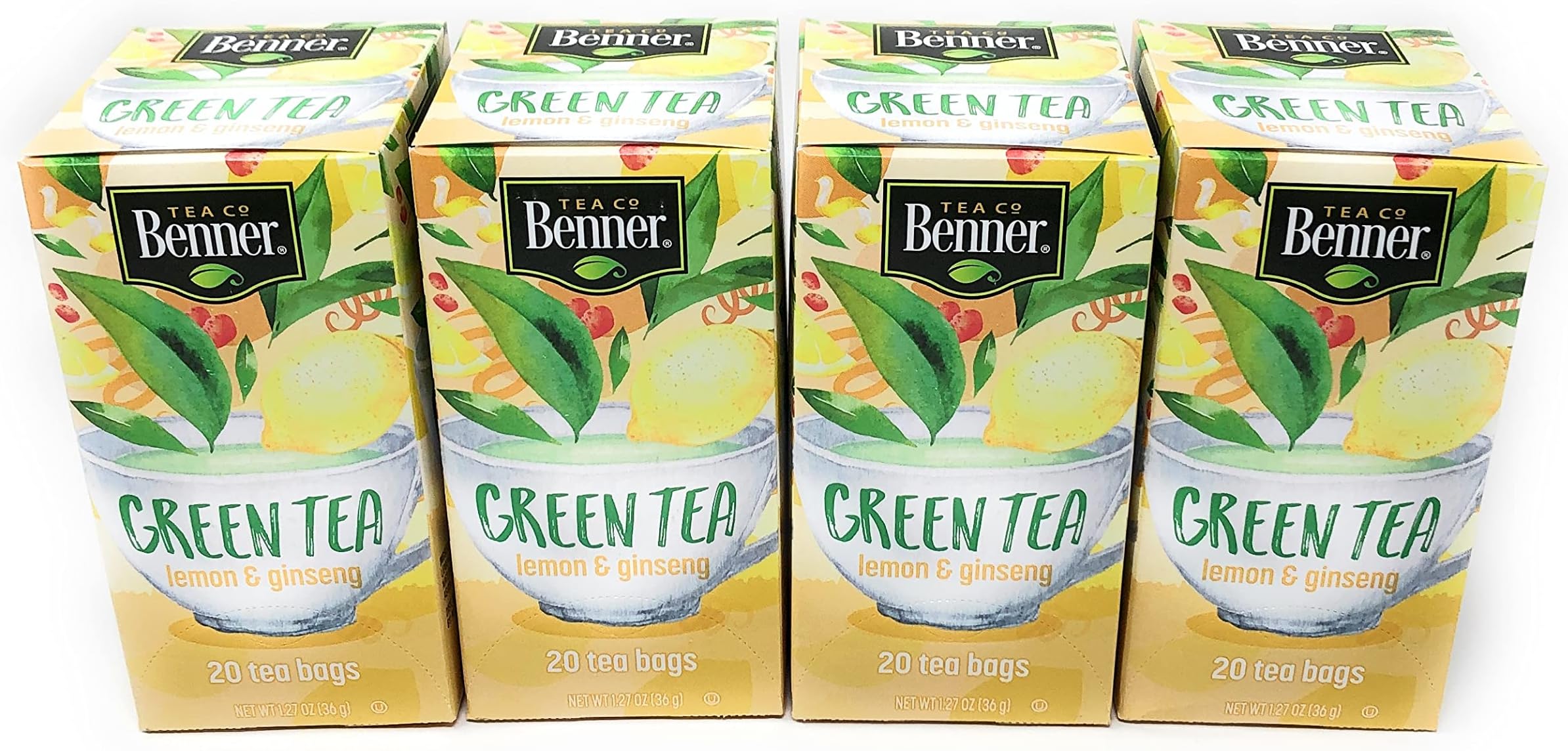Benner Original Green Tea 3 Packs (60 Tea Bags