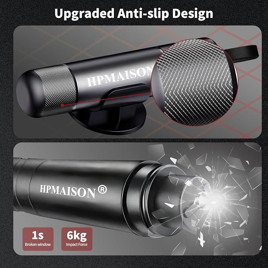 Tefola 2 Pcs Safe Pro X Car Emergency Hammer,Car Escape Tool With Seat