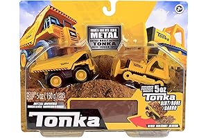 Tonka Metal Movers Combo Pack: Dump Truck & Bulldozer