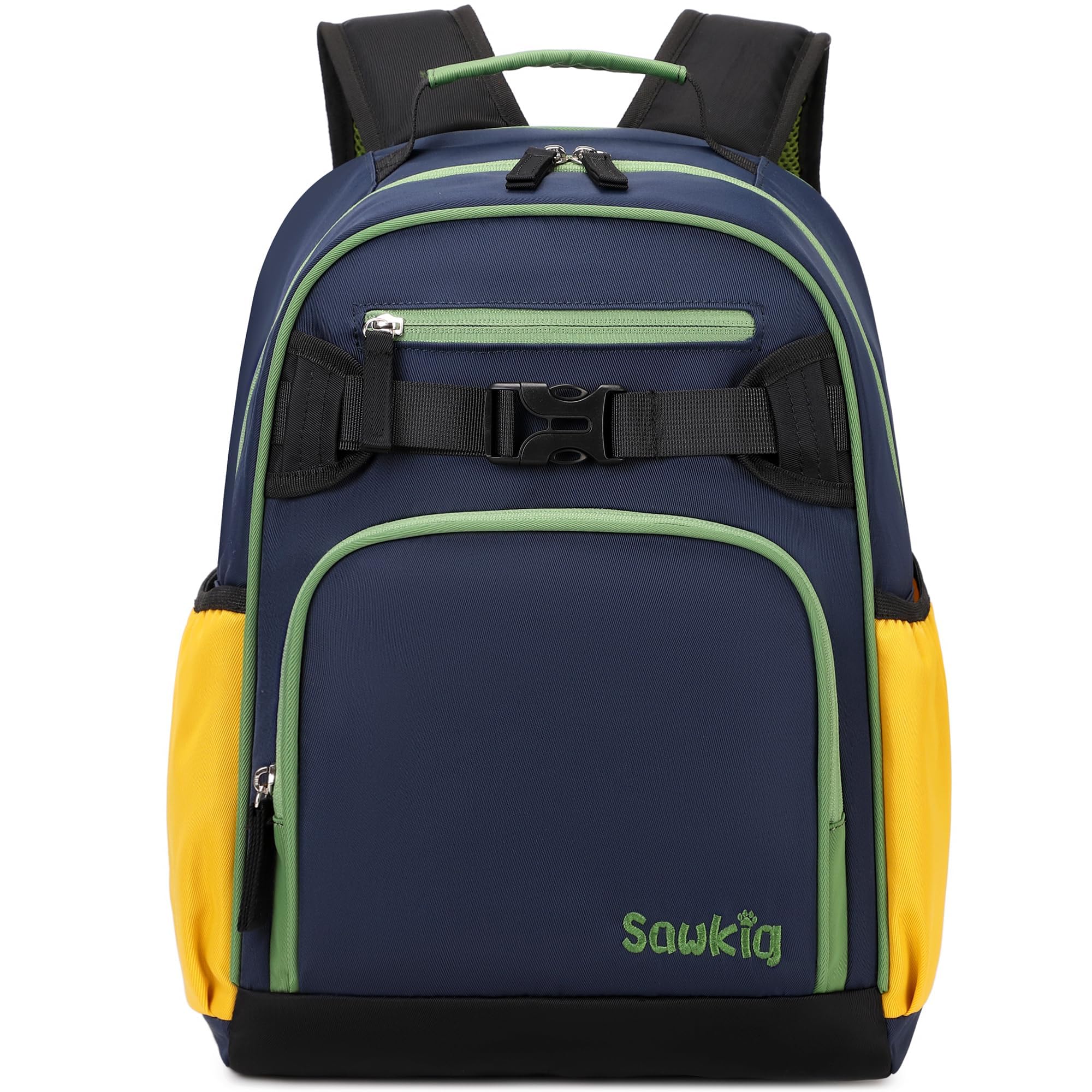 Sawkig Lightweight Small Backpack for Kids Kindergarten Preschool Backpacks for Boys Ages 2-4-6 (Indigo)
