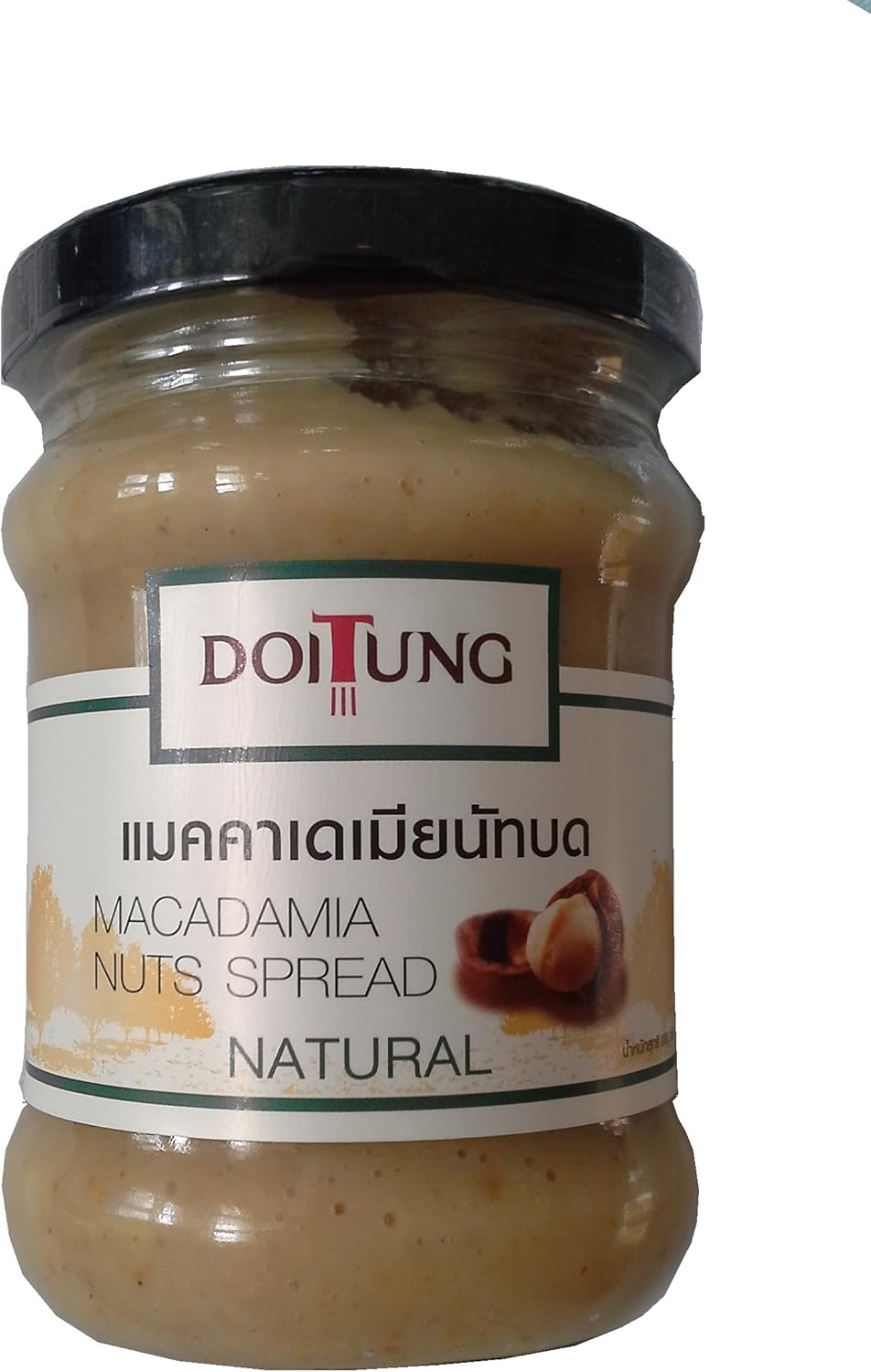 Macadamia Nuts Spread Thai Royal Project, 100 Natural,200 G./ 7.05 Oz.