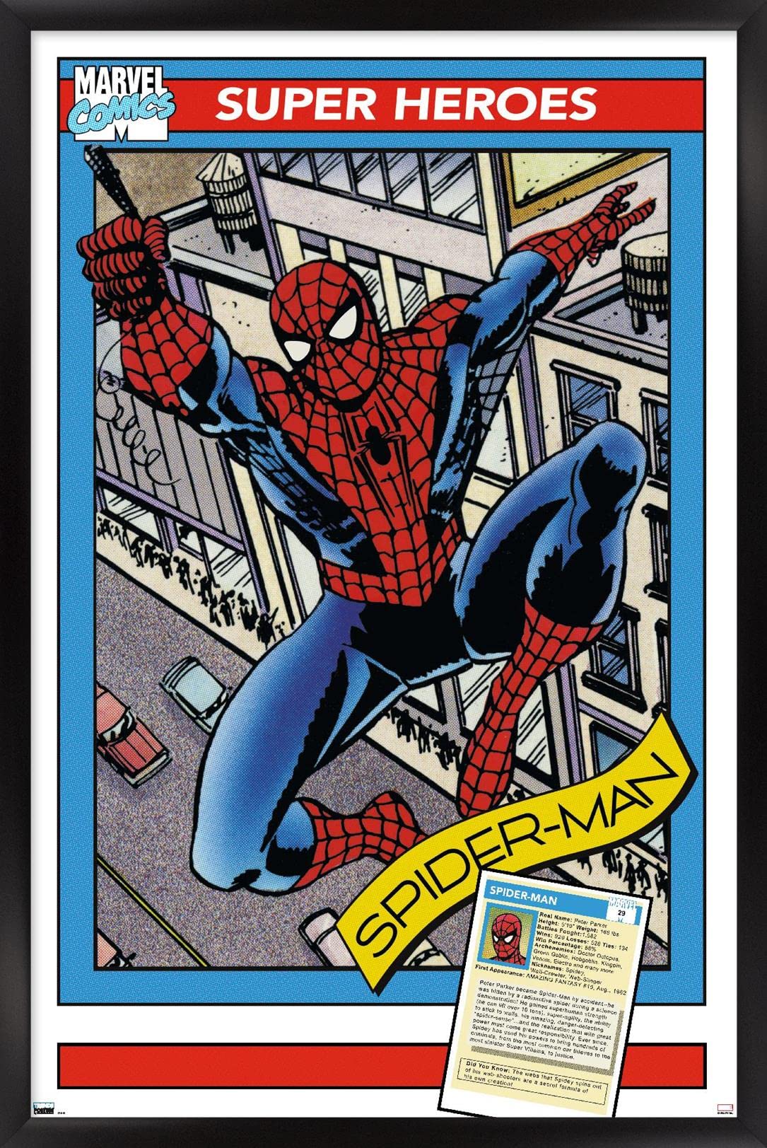 Amazon.com: Trends International Marvel Trading Cards - Spider-Man