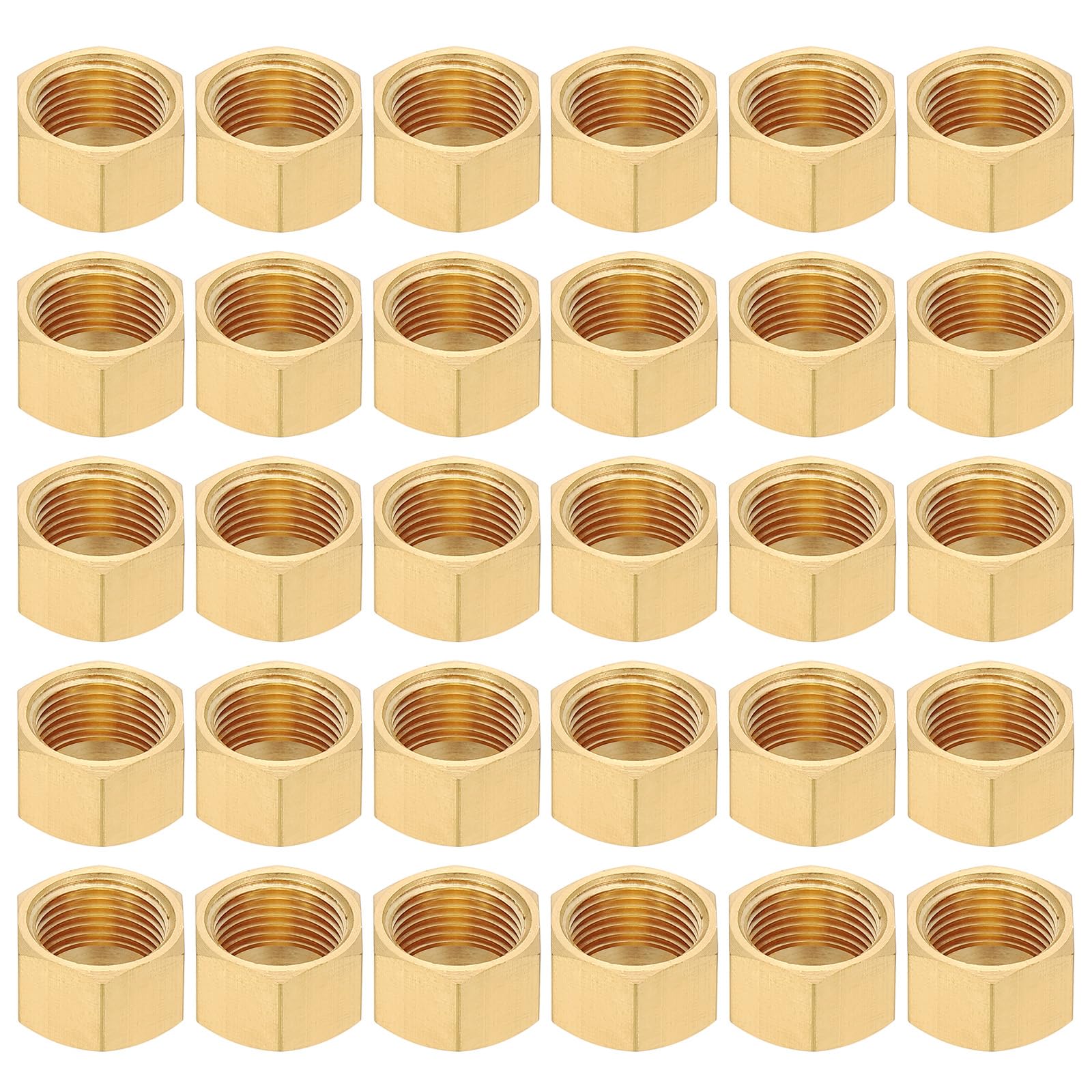 PATIKIL 60Pcs 5/16" Bouchon À Compression En Laiton Bouchon D'Étanchéité