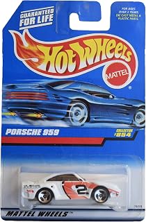 DieCast Hotwheels Porsche 959, White #854 [White] 3spoke
