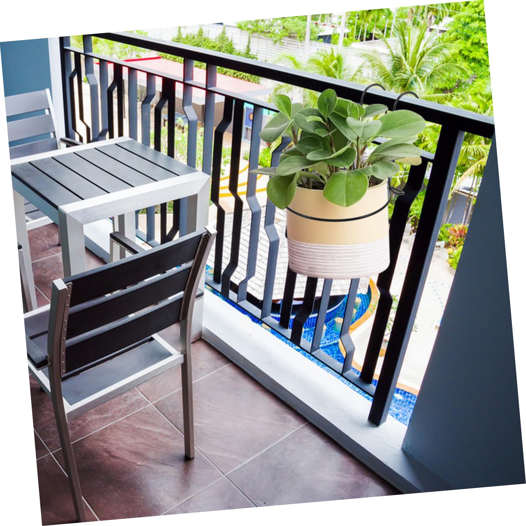 BESPORTBLE Flower Pot Holder Rings Wall Mount Plant Hanger Bracket Decorative Wall Plant