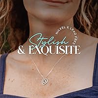 Vista 2 de Three Ring Sterling Silver Necklace Celtic Love Knot 18" Chain Gift from Mother In Law Wedding Gift