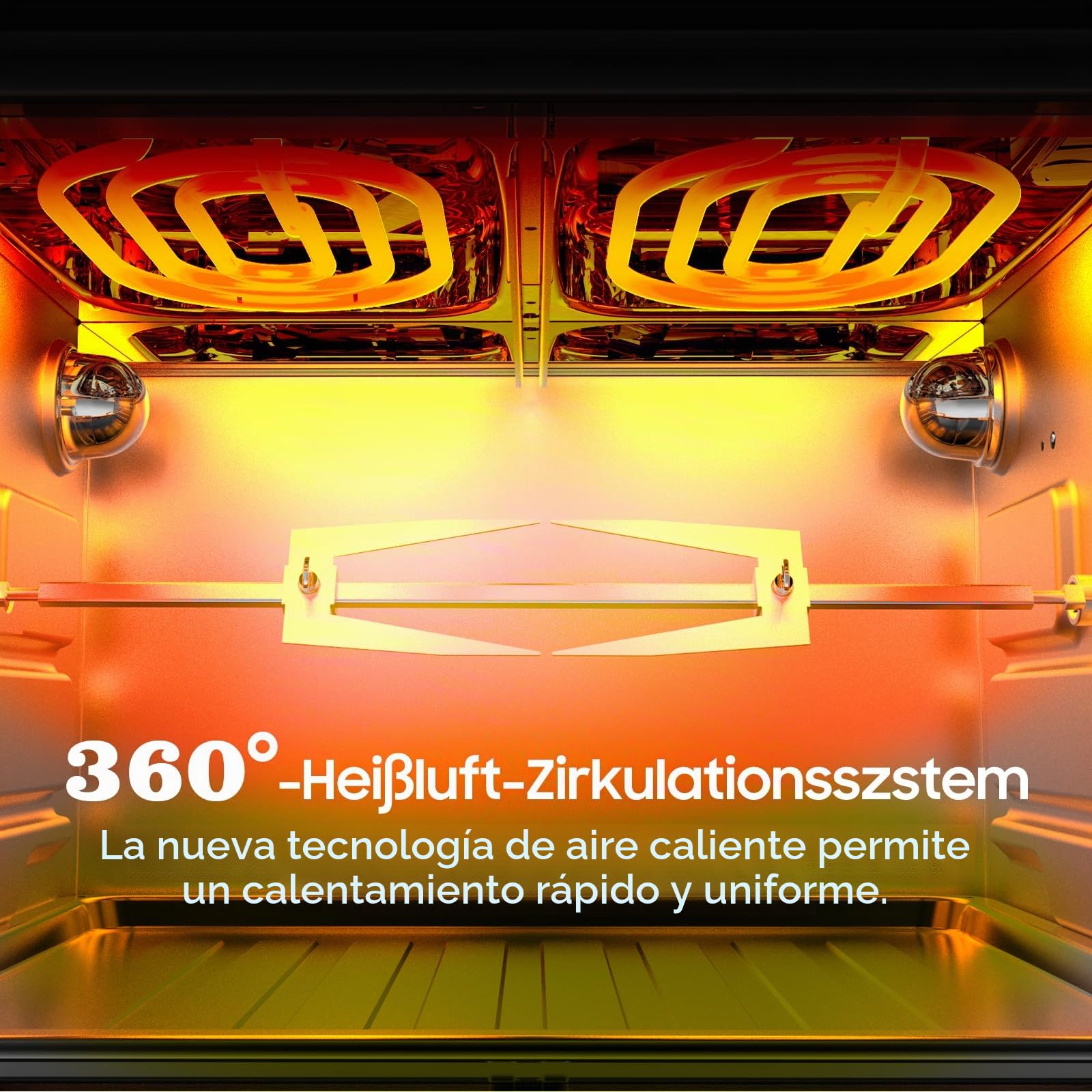 Freidora de Aire Dual Zone 23L, Air Fryer XXL con divisor extraíble, Freidora sin aceite con puertas French Door, 15 programas, Gran ventana, 5 juegos de accesorios, Libro de recetas