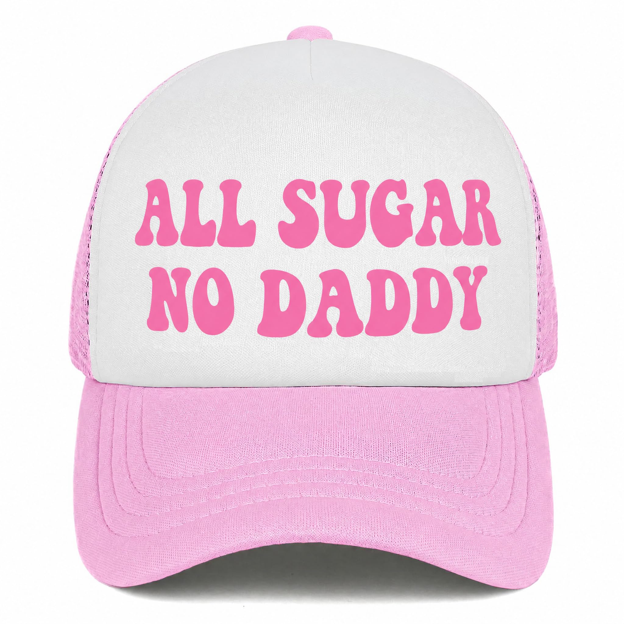You Find It Offensive? I Find It Funny Trucker Hats for Women Pink Men Funny Slogan Pink Hats for Men
