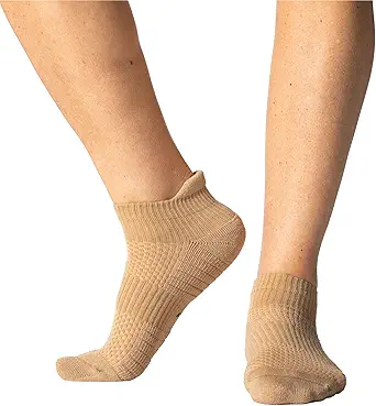  Ankle Compression Socks for Women & Men, 14 mmHg Support Improves Circulation, Extra Cushioned