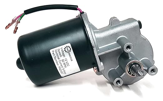 Wondermotor 12 V Dc Reversible Electric Gear Motor 50 Rpm Model: Pn01007