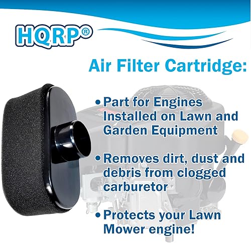Miniatura 8 de HQRP Filtro compatible con tractores de césped Cub Cadet LTX 1050 KW, LTX 1046 KW, RZT 50 KW, RZT 54 KW, RZT L46 KW, RZT L50 KW, RZT L54 KW, XT2