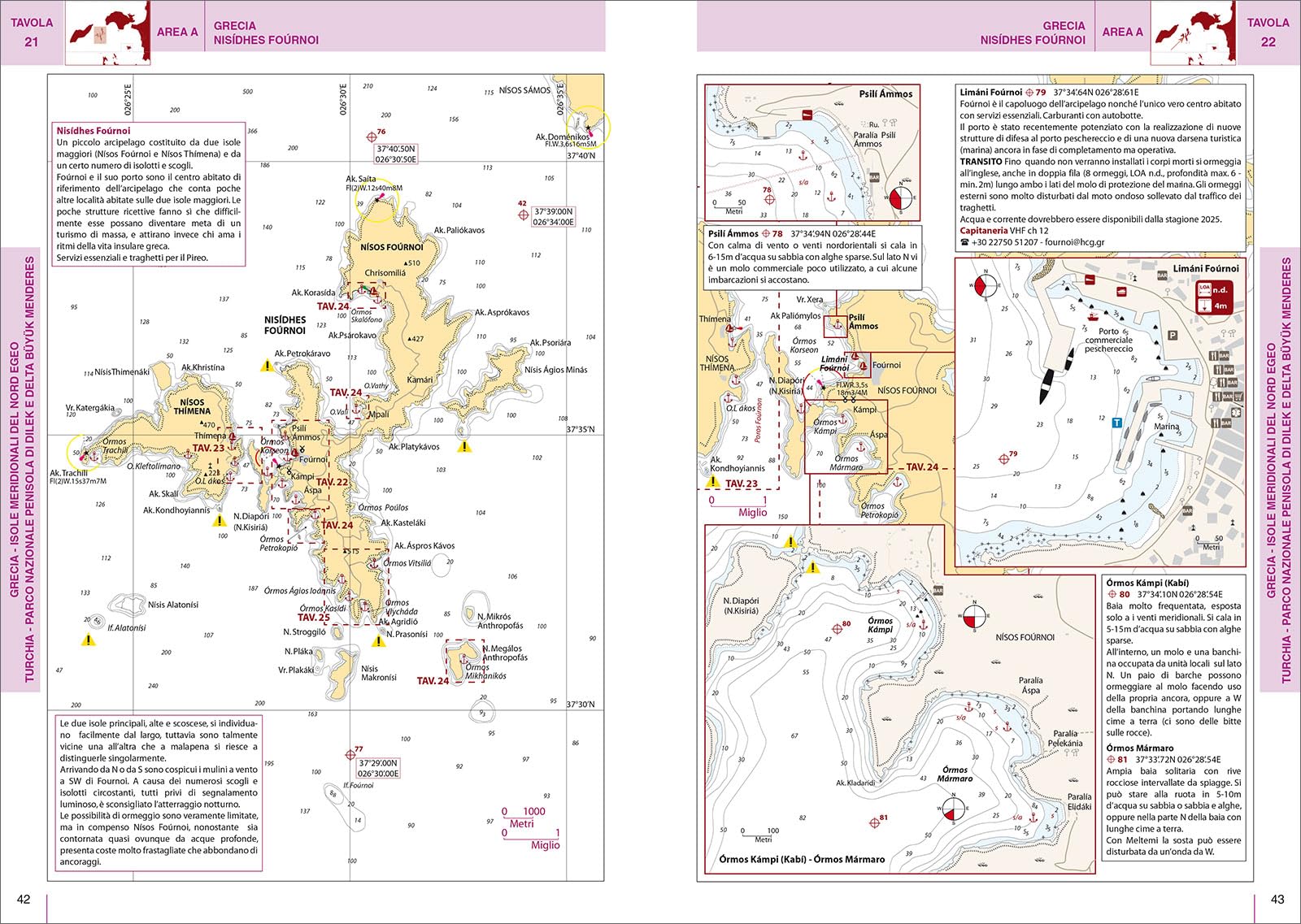 Turchia da Kuşadasi a Marmaris Grecia Samos, Ikaria, Fourni. Isole del Dodecaneso. Da Agathonisi a Symi. Portolano cartografico. Con espansione online (Vol. 18)