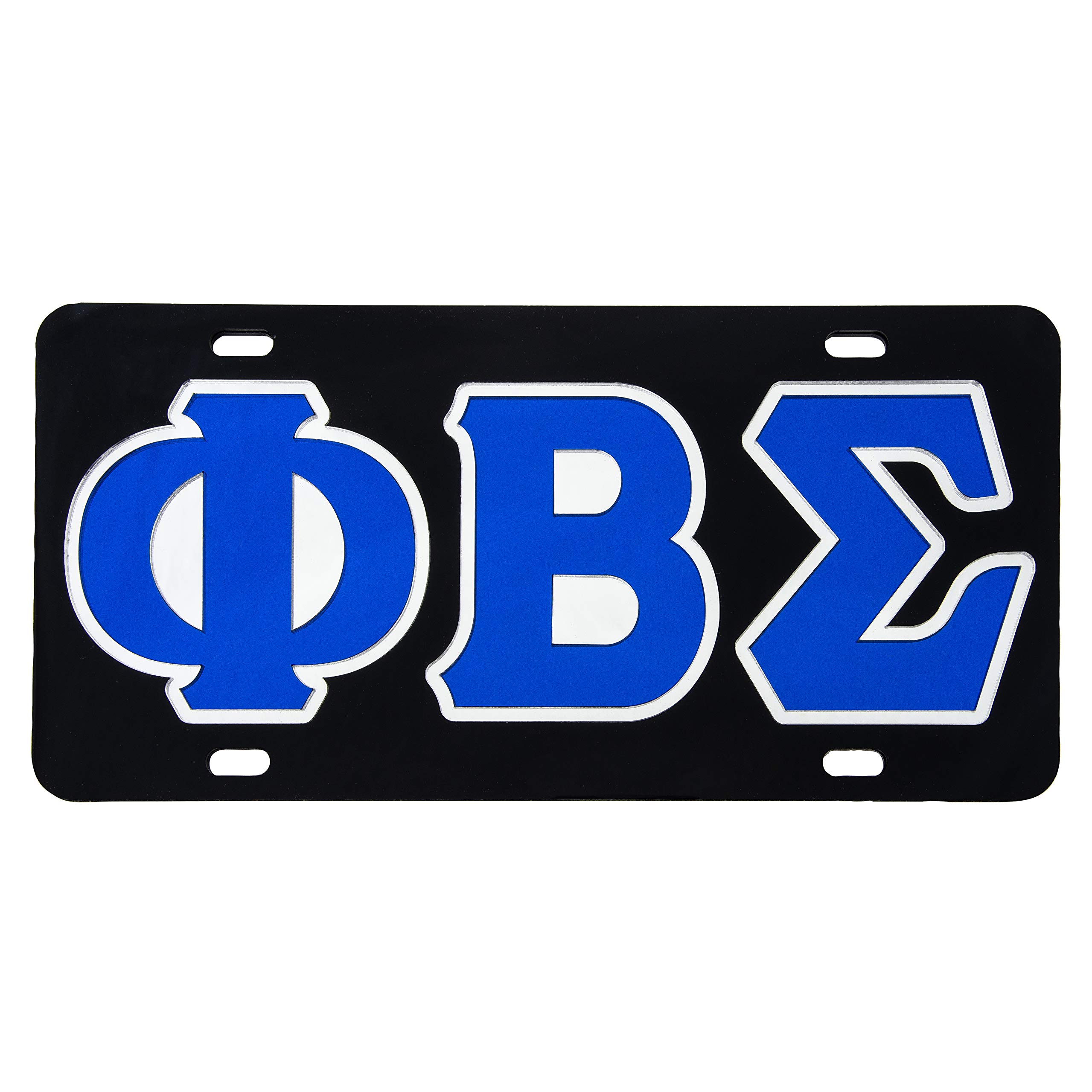 Desert Cactus Phi Beta Sigma Accessories Sigmas Decorative Metal Car Tag for Front and Back of Vehicle (Car - 2209)