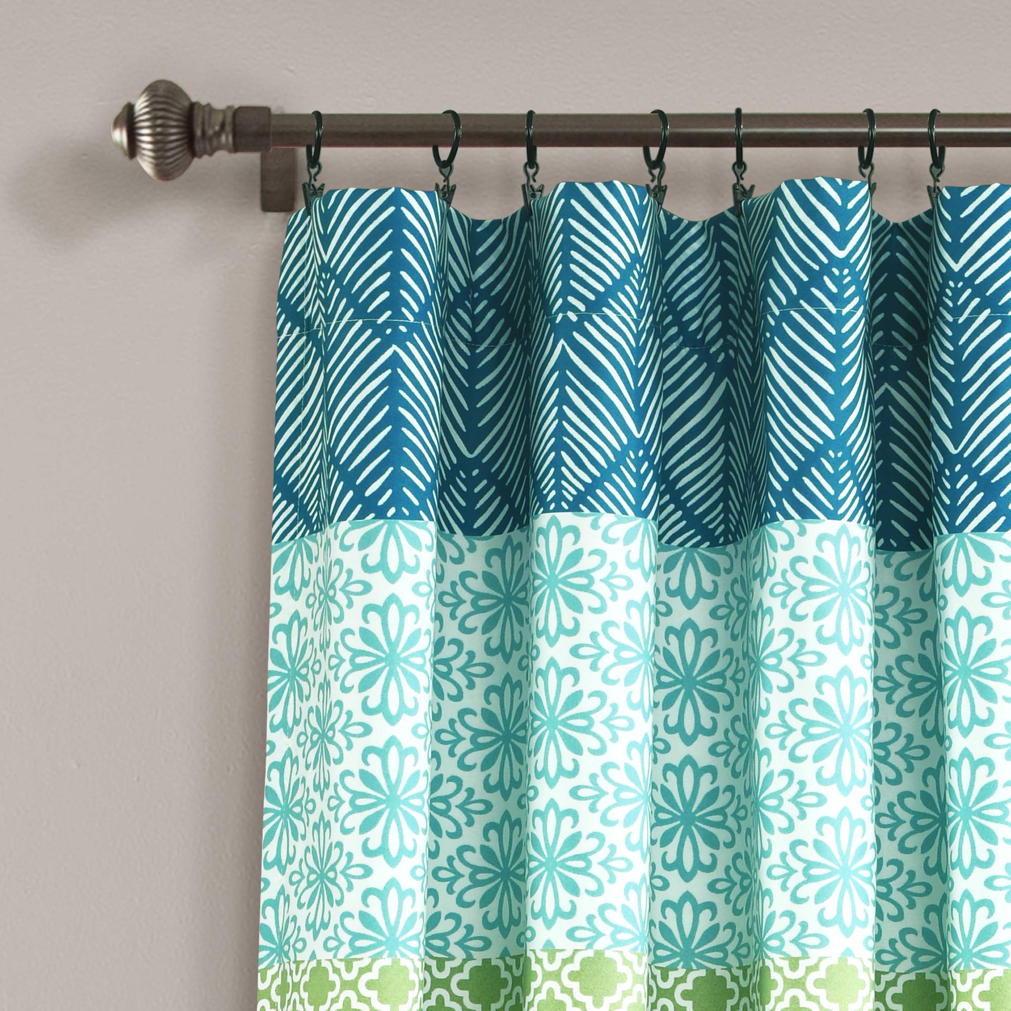 Tende Da Finestra Boho Lush Decor 132x213 Cm - Set Di 2