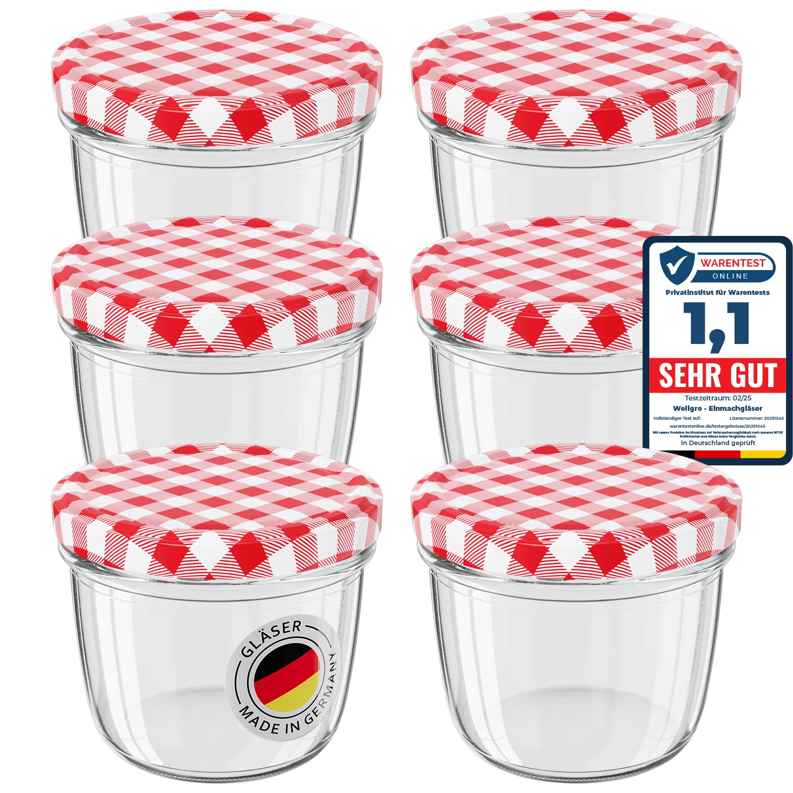 Set 6 Barattoli Per Conserve Da 210 Ml - Con Adesivi, Tappo A Vite, Per Marmellate E Conserve - Foto 10