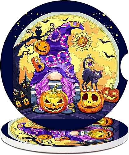 Miniatura 14 de Posavasos para Portavasos de Automóvil – Posavasos de cerámica absorbente con estampado de leopardo, posavasos de automóvil para portavasos,