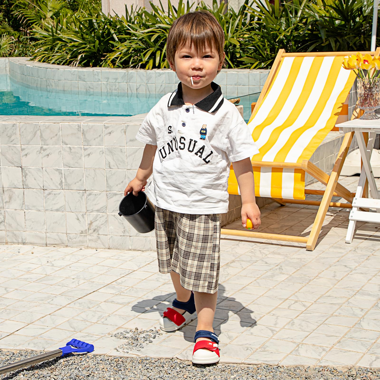 MK MATT KEELY Sandale Enfant Garcon Fille Sandales de Marche Bébé Bout Fermé Chaussure Été Confortable Plage