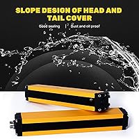 Vista 5 de CGOLDENWALL Cortinas de Luz de Seguridad, Pantalla de Protección con Sensor de Vigas, Paso de Vigas 40mm, 10 Vigas, Altura de Protección 360mm