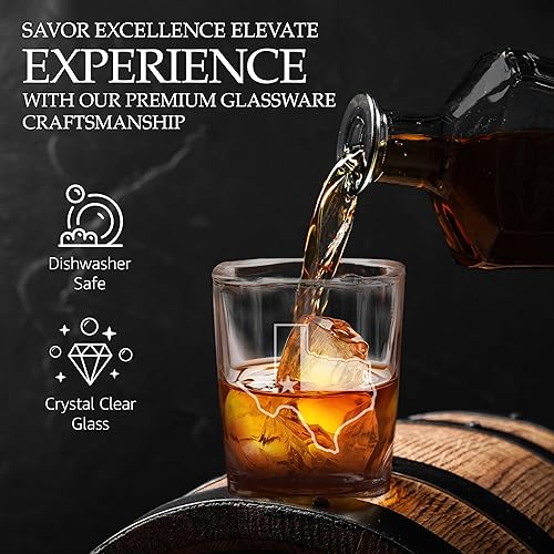 Miniatura 3 de Rogue River Tactical Regalo cuadrado de vidrio de tiro de contorno de bandera del estado de Texas para Texan TX