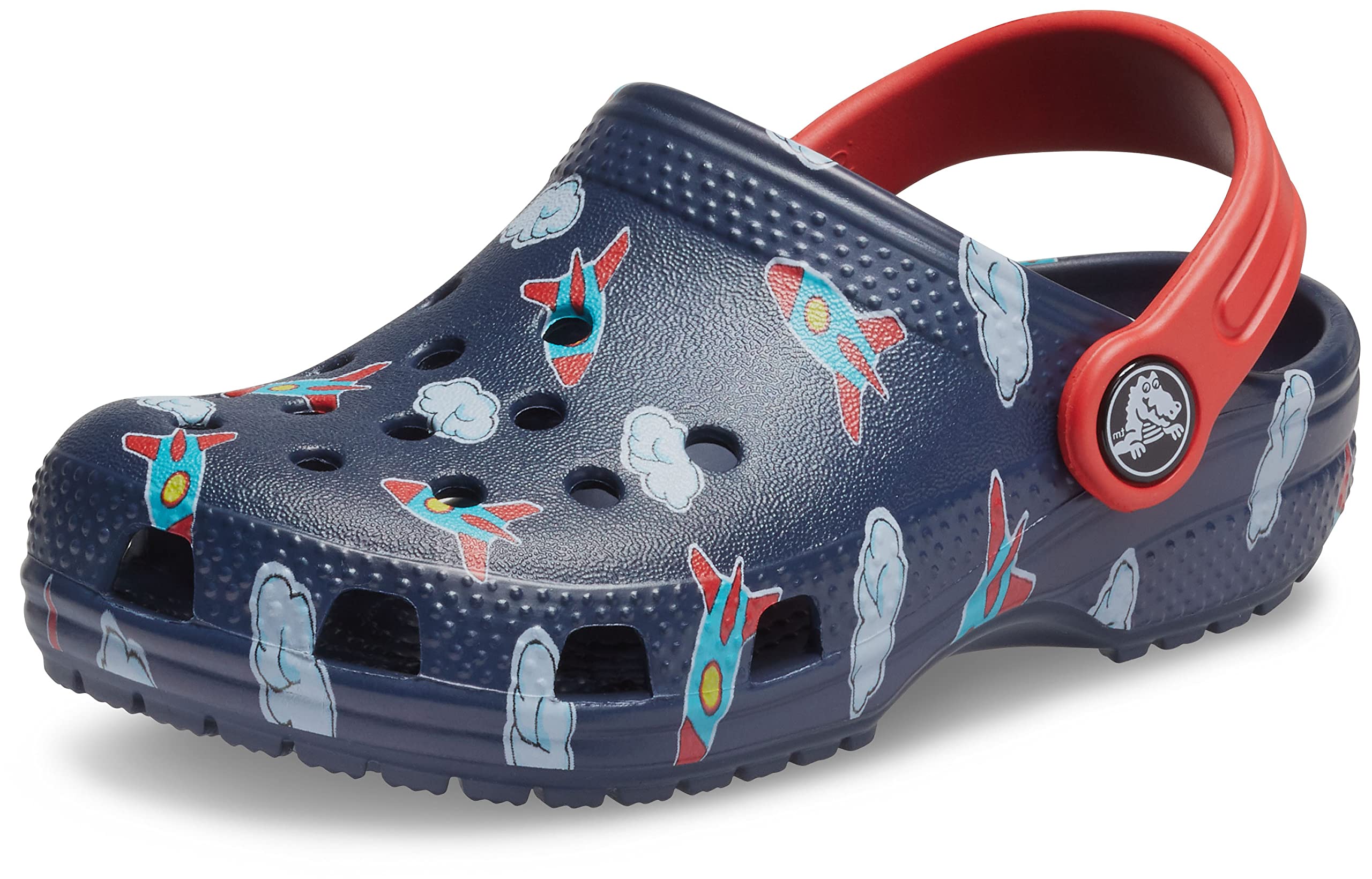 Crocs Kids' Classic Panda Print Clogs