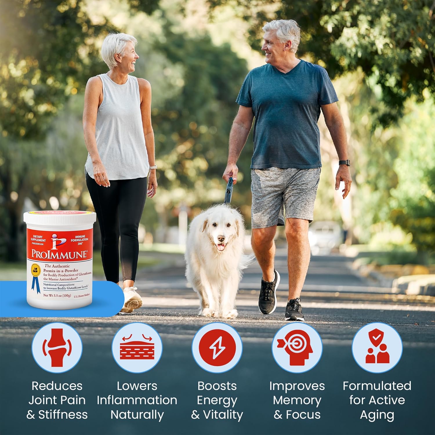 Glutathione Supplement 2 Month Supply of Glutathione Powder Precursor – ProImmune Immune Formulation 200® for Powerful Immune Support - Doctor-Formulated Antioxidant Complex, 62 Servings - Image 4