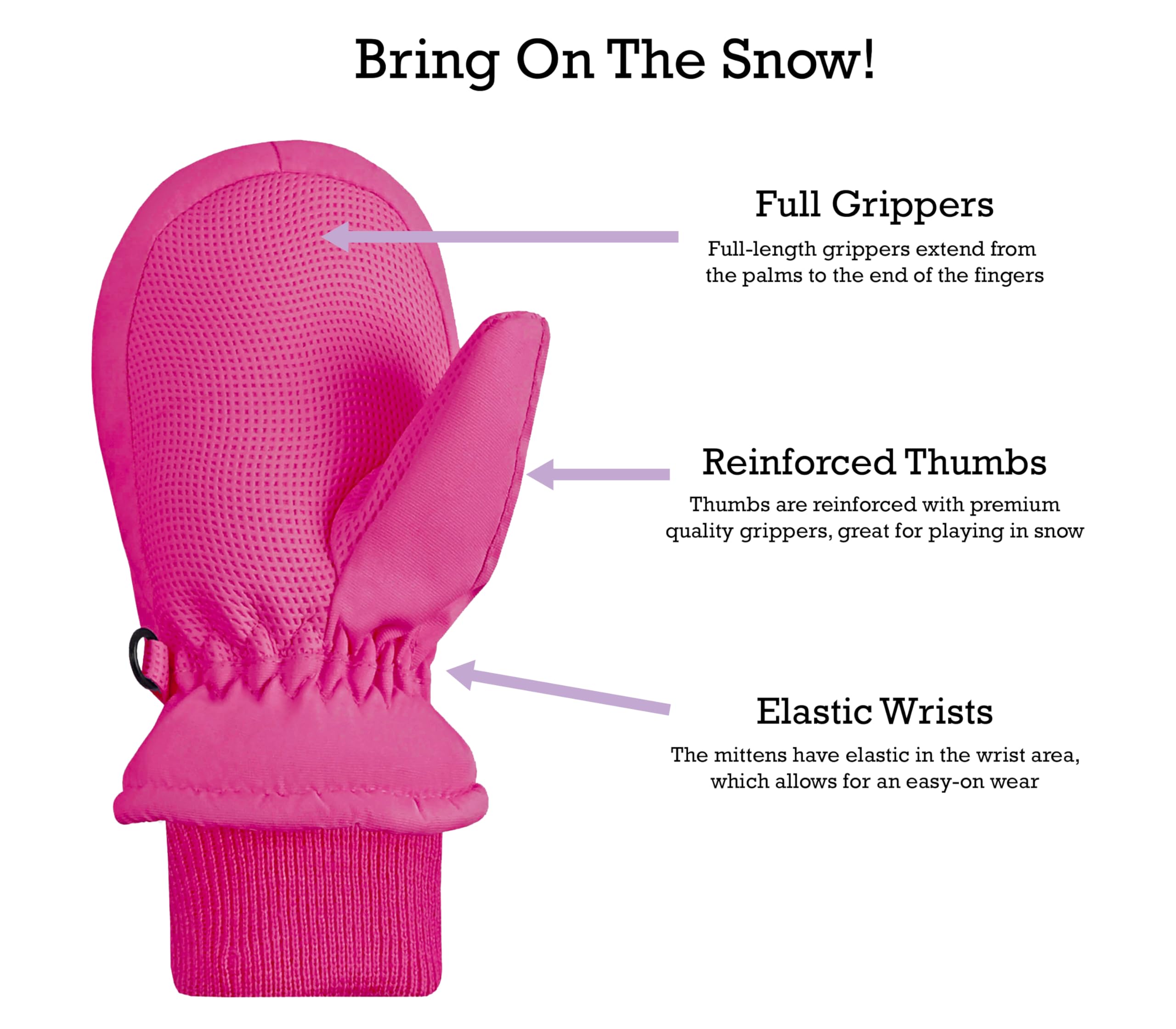 N'Ice Caps Kids Easy On Thinsulate - Envoltura impermeable
