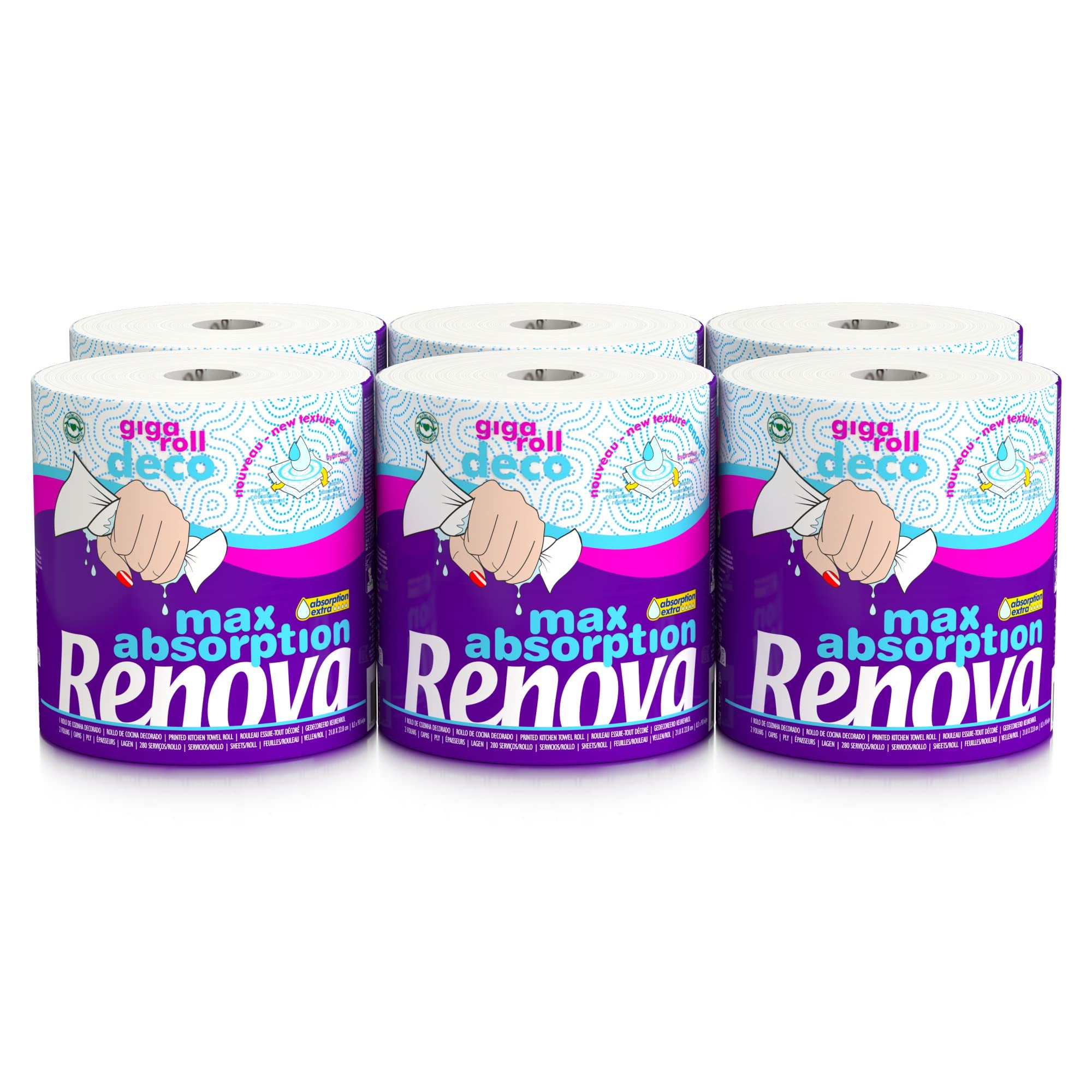 Renova Rollo de Cocina (Gigaroll Decorado) , 1 unidad