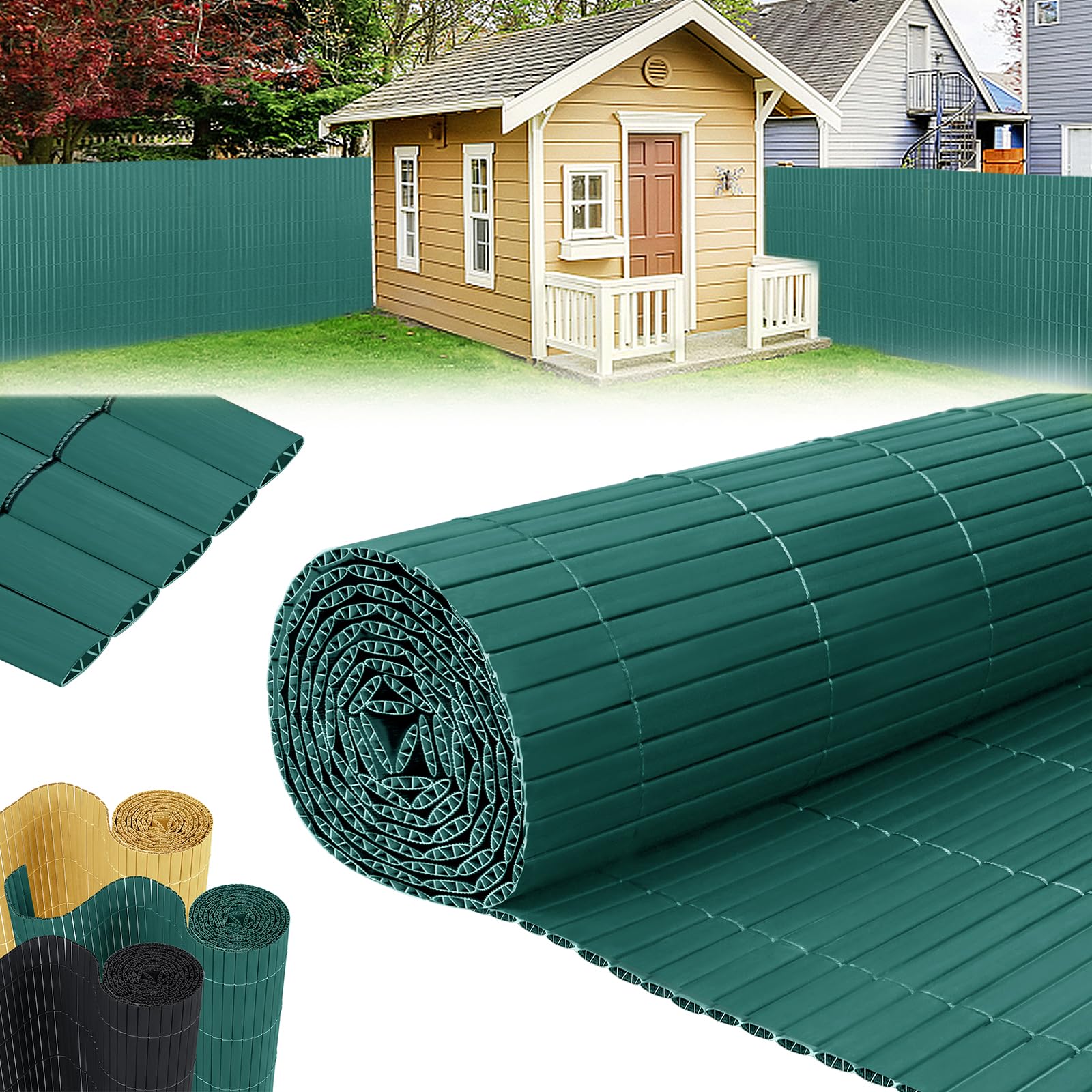 Pvc 3 Panel Privacy Screens PVC Screening Archives Greencare Cyprus
