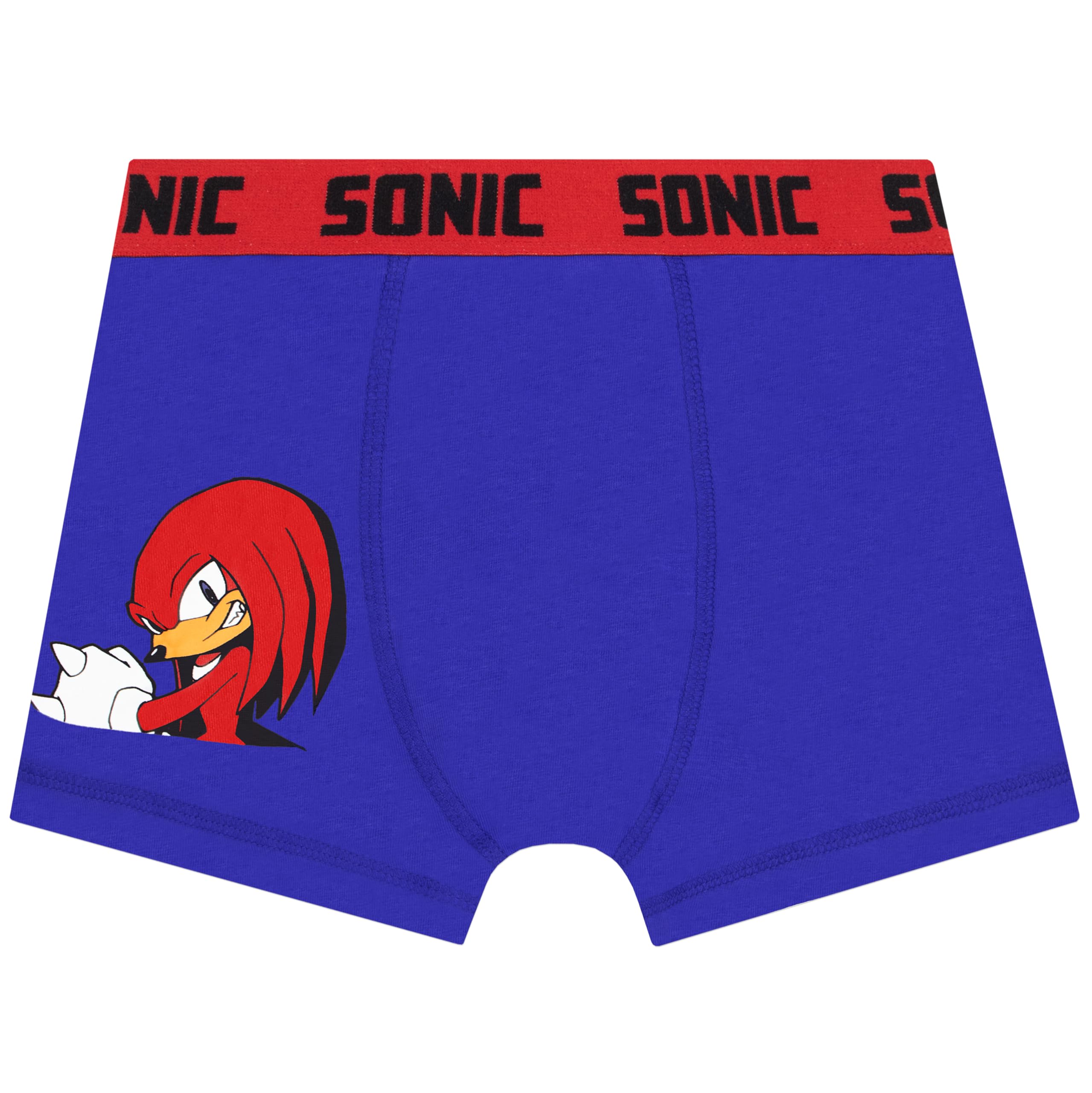 Sonic The Hedgehog Lot de 3 Boxers Garçon, sous-Vêtements Enfant avec Sonic, Knuckles et Shadow, Slip et Caleçon Garçon