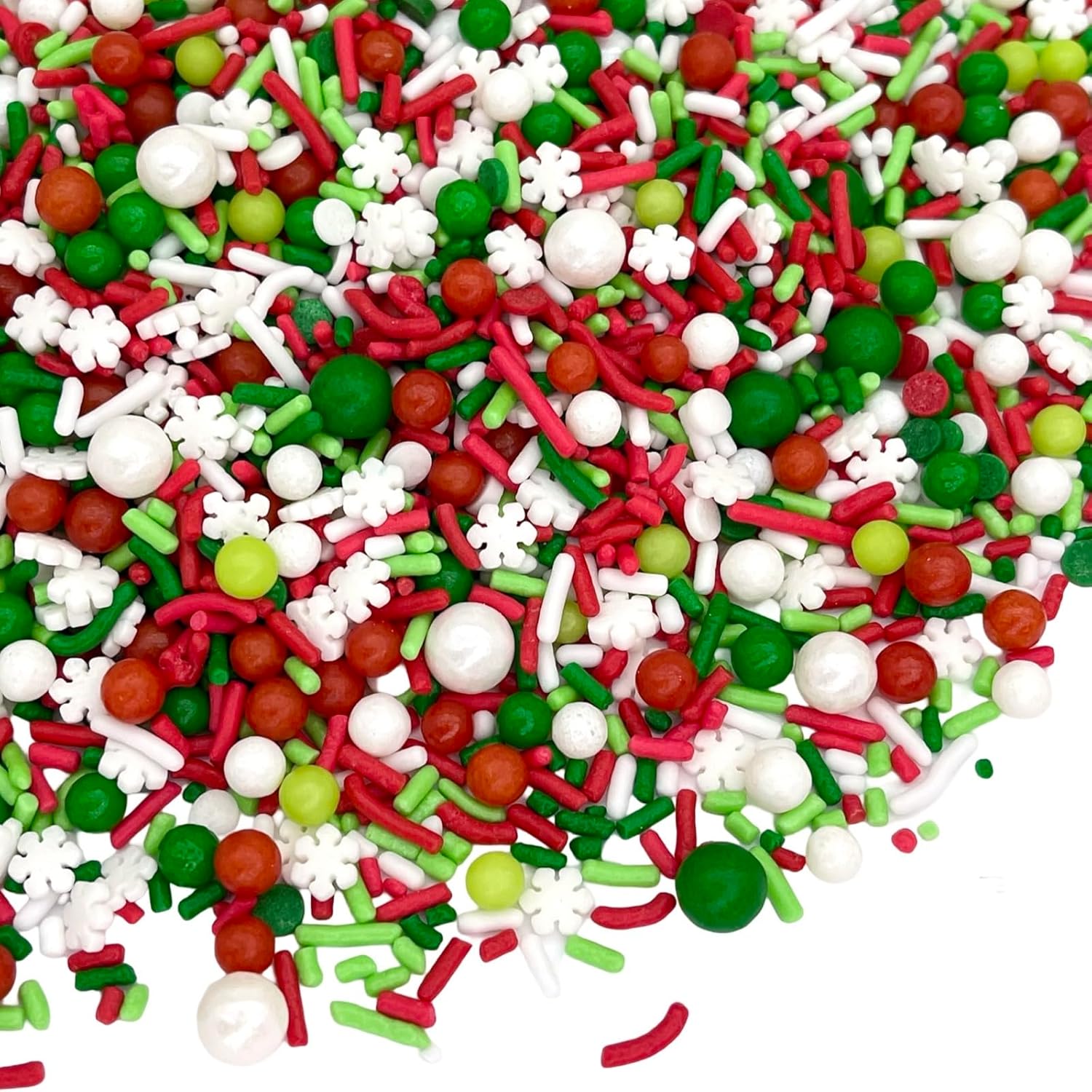 Manvscakes | Sprinkles | Christmas sprinkles | Cake sprinkles | Cookie sprinkles | 4 ounce (Red, green, white) Manvscakes | Sprinkles | Christmas sprinkles | Cake sprinkles | Cookie sprinkles | 4 ounce (Red, green, white)