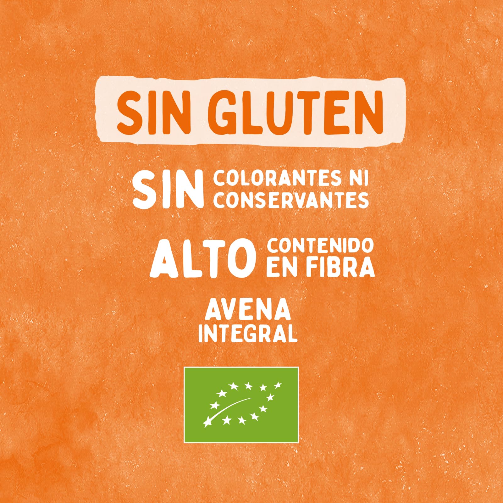 Copos Suaves de Avena Integral Ecológica El Granero Integral 500 g Sin Azúcar Sin Gluten Vegano Alto en Fibra