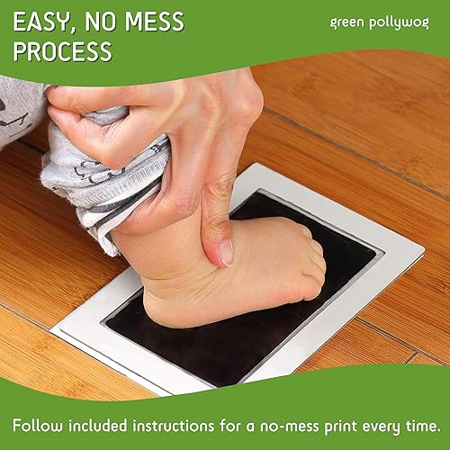 Vista 14 de Green Pollywog Almohadilla de tinta sin tinta extra grande para mascotas Impresiones de patas y nariz para perros y gatos no tóxicas Kit