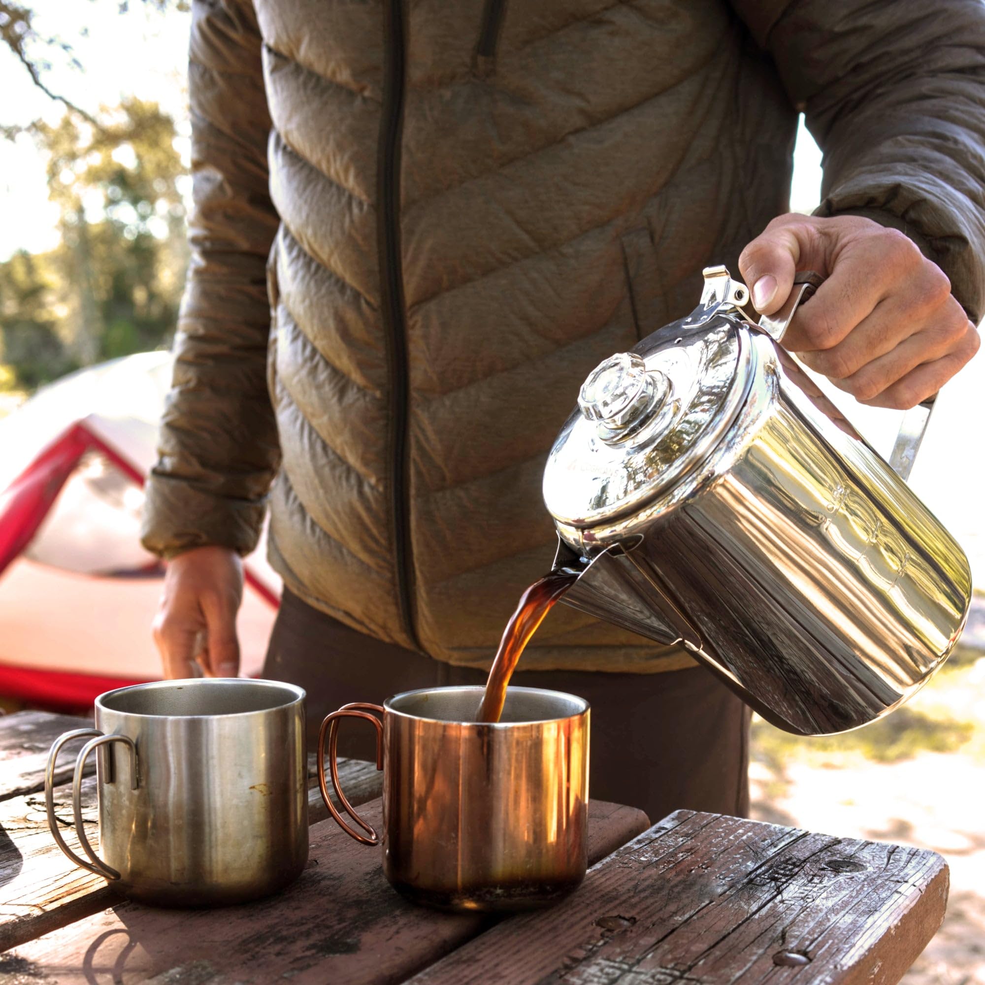 Amazon.com : Coghlan's Stainless Steel Coffee Pot - 9 Cup