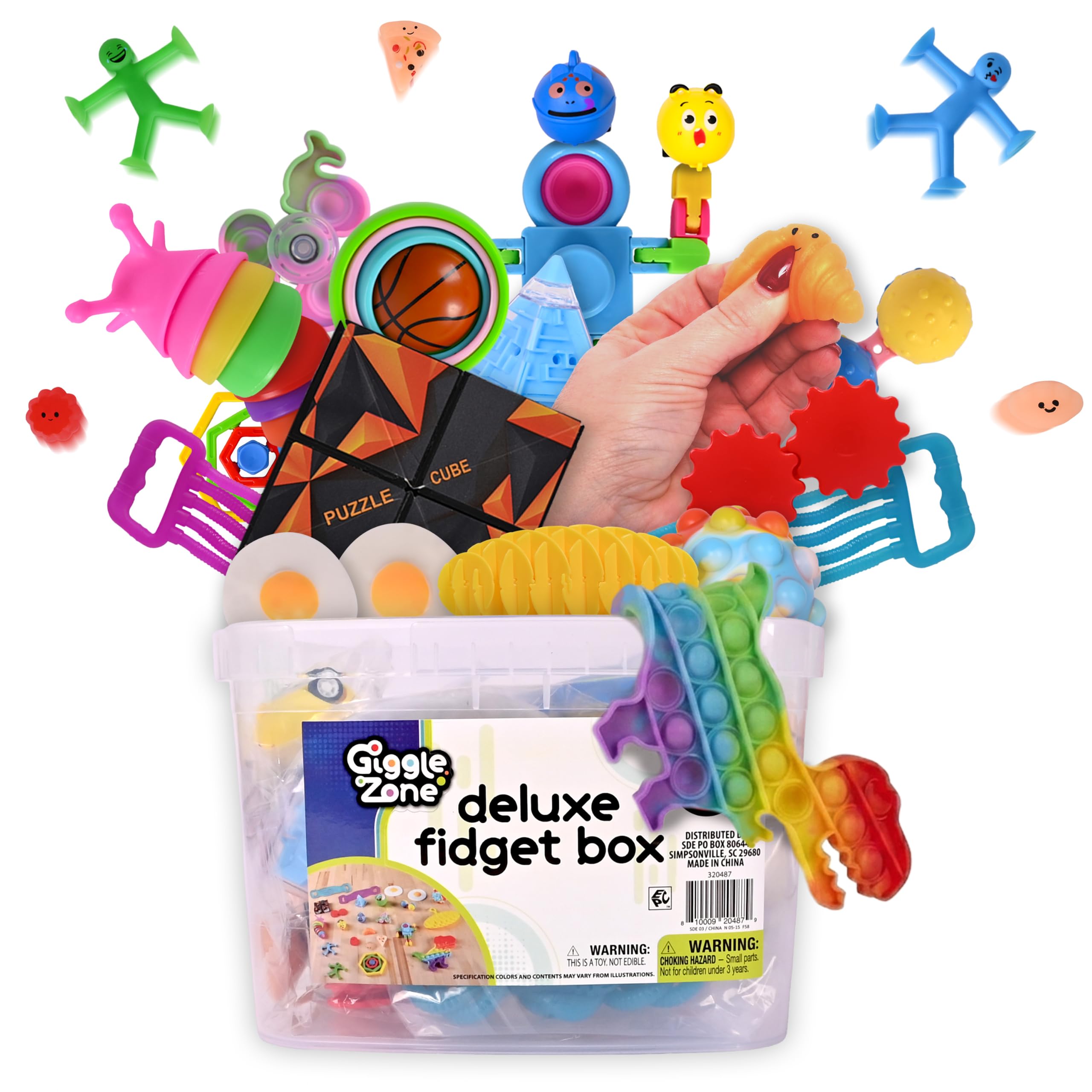 Amazon.com: Sunny Days Entertainment Fidget Box 24 Piece - Sensory